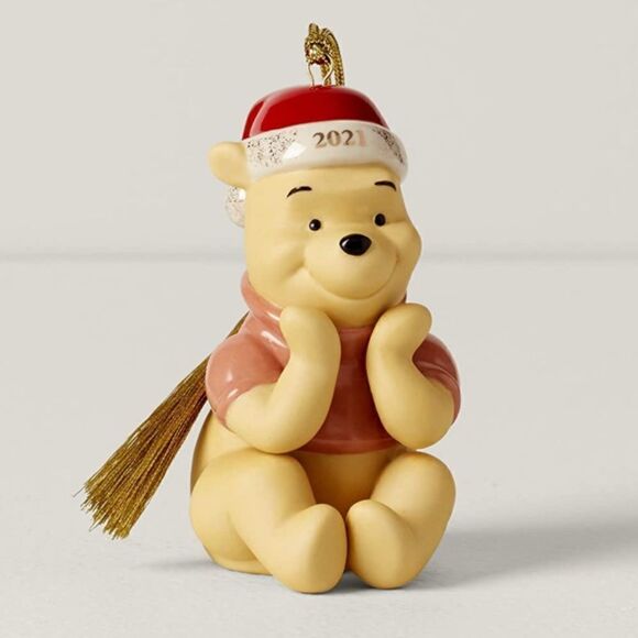 Lenox Winnie The Pooh Christmas Wish 2021 Ornament NWT - Picture 1 of 6